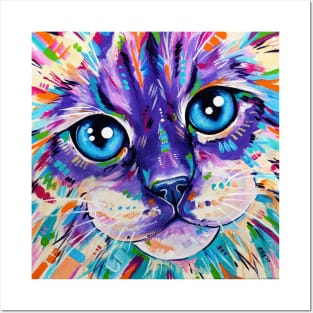 Cats in Color 1 - Ragdoll Cat Posters and Art